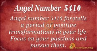 Angel Number 5410