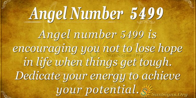 angel number 5499