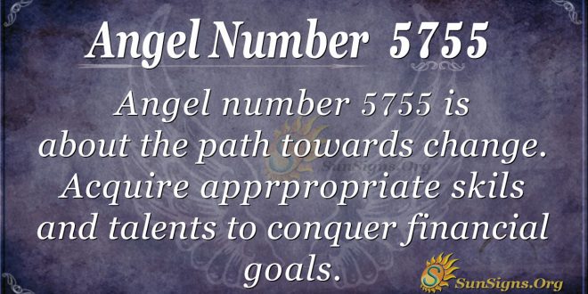 angel number 5755