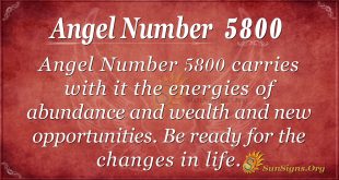 angel number 5800