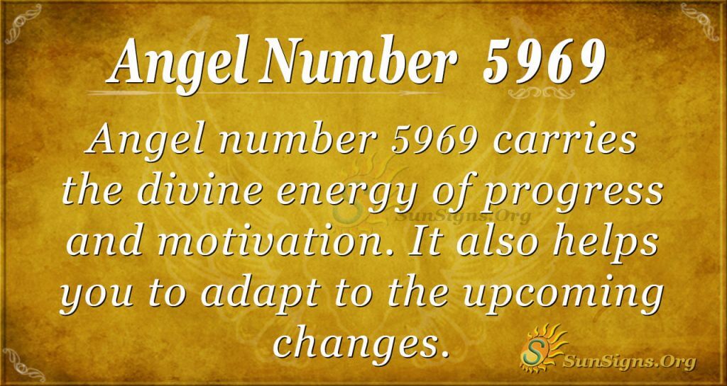 Angel number 5969