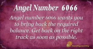 Angel number 6066