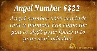Angel number 6322