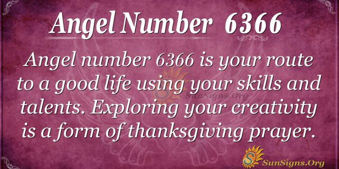 angel number 6366