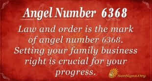 Angel number 6368