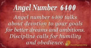 Angel number 6400