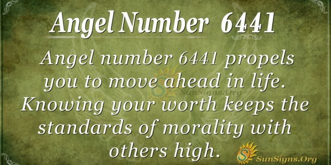 Angel number 6441
