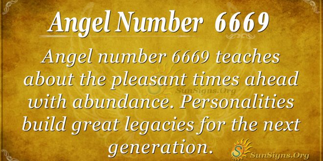angel number 6669