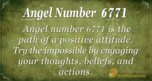 Angel number 6771