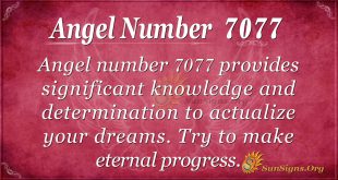 angel number 7077