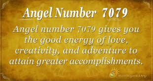 Angel number 7079