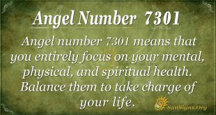 angel number 7301