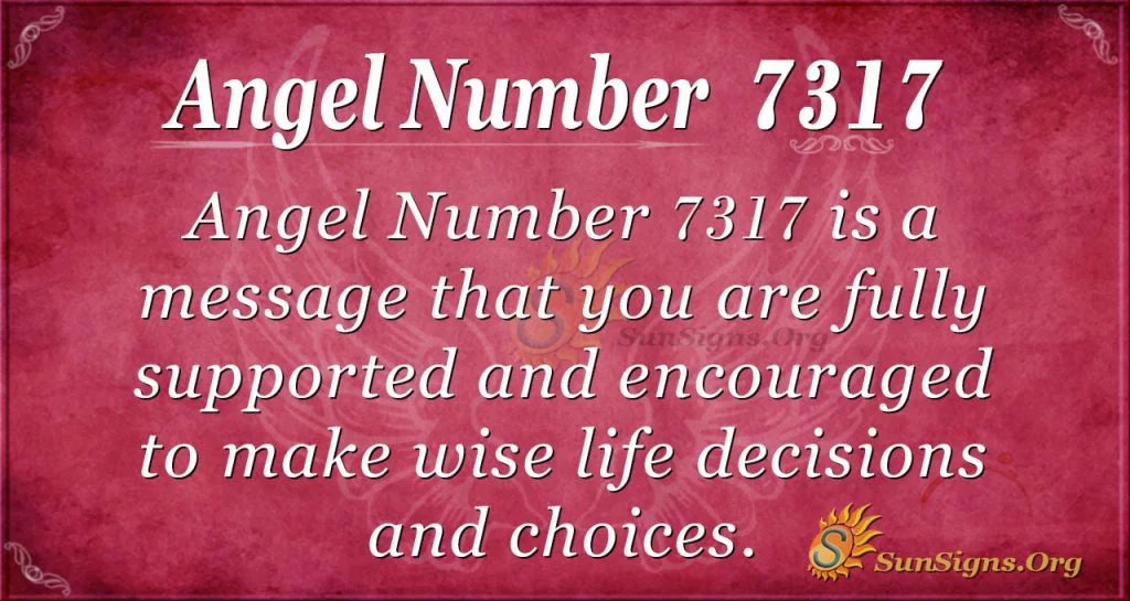 Angel number 7317