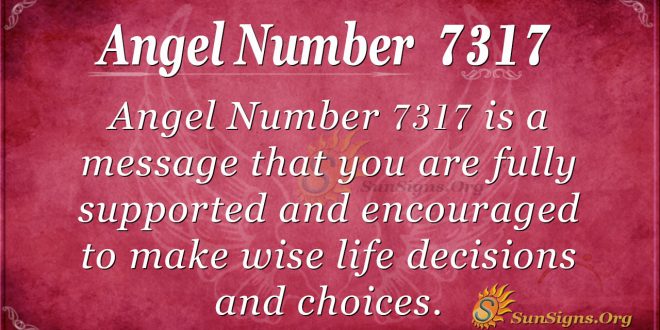 Angel number 7317