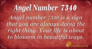 Angel number 7340
