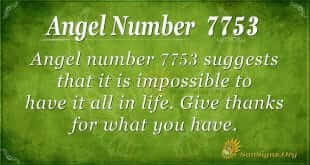 Angel number 7753