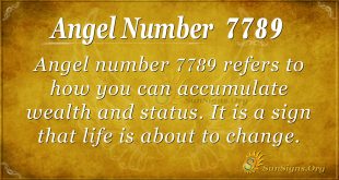 angel number 7789