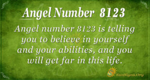 Angel number 8123