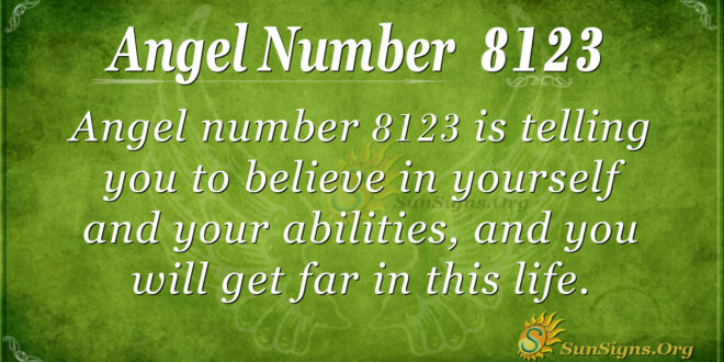 Angel number 8123
