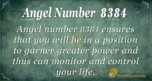 Angel number 8384