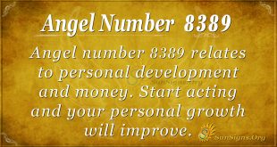 Angel number 8389