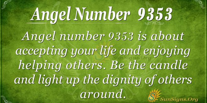 angel number 9353