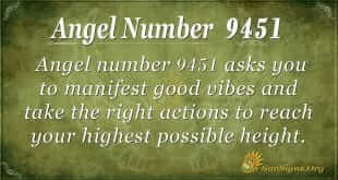 Angel number 9451