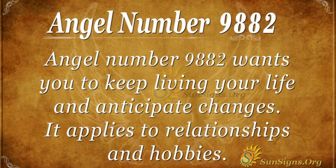 Angel number 9882