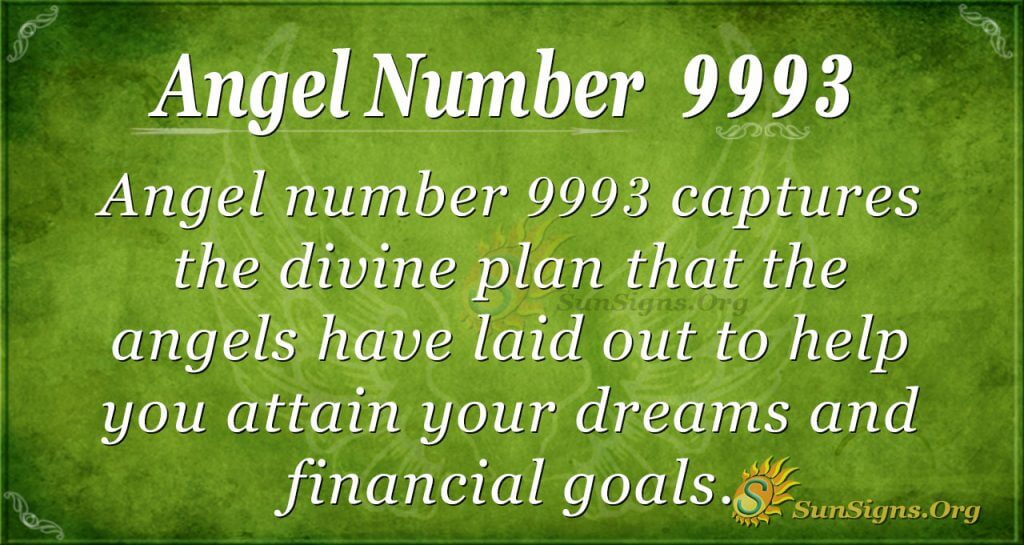 angel number 9993
