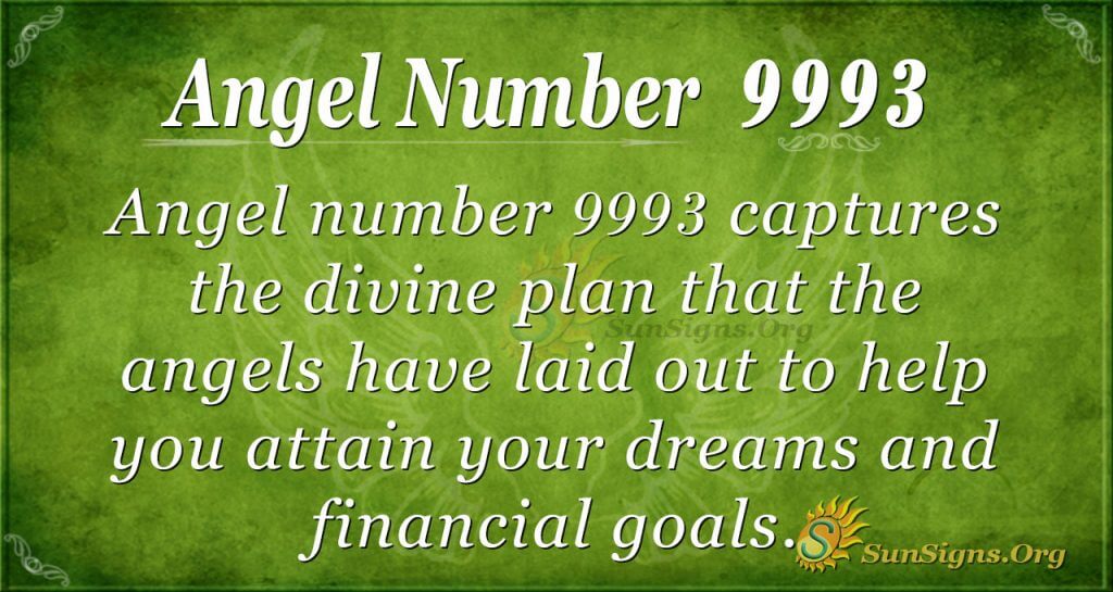 angel number 9993