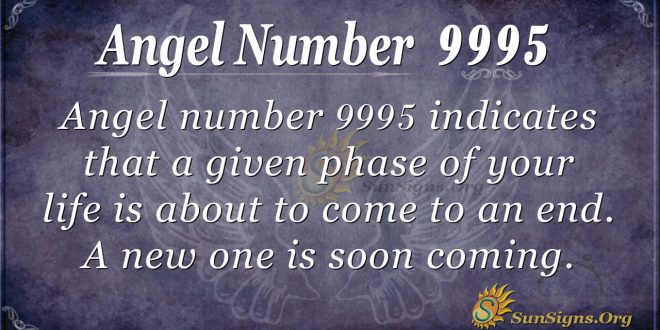 Angel number 9995