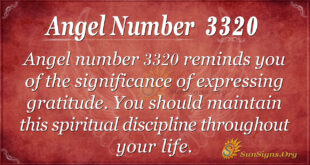 Angel Number 3320