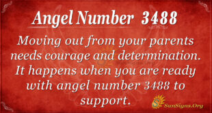 Angel number 3488