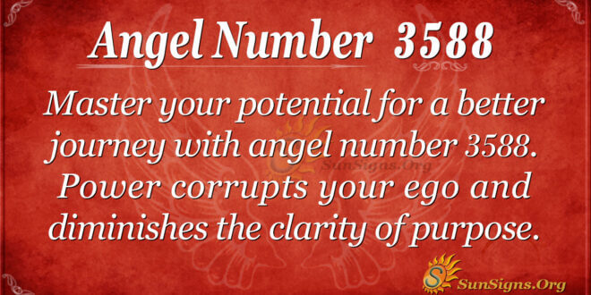 Angel number 3588