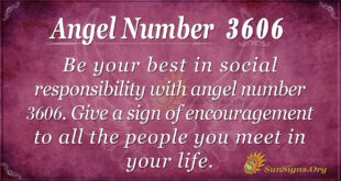 Angel number 3606