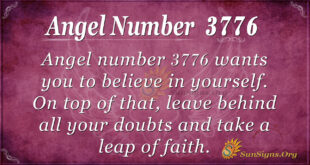 Angel number 3776