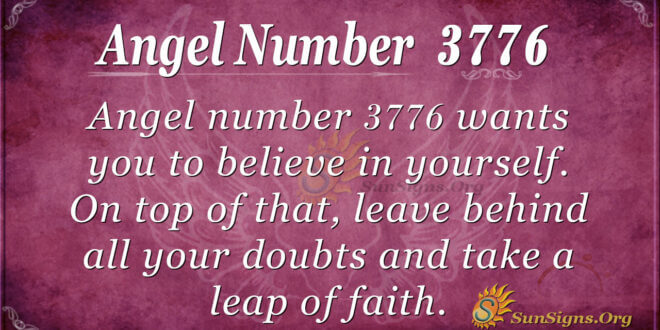 Angel number 3776