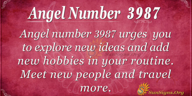 Angel number 3987