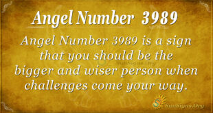 Angel number 3989