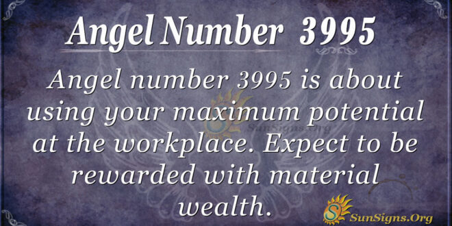 Angel number 3995