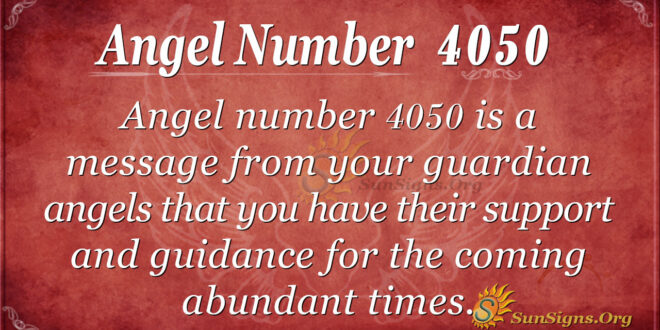 Angel number 4050
