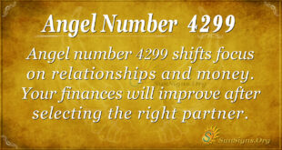 Angel Number 4299
