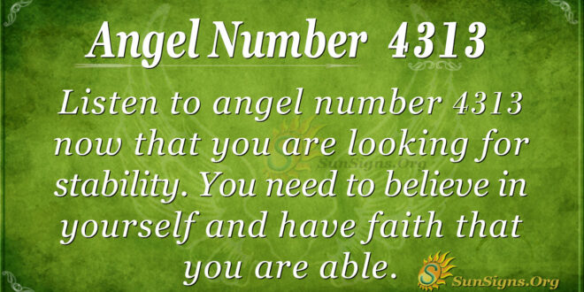 4313 angel number