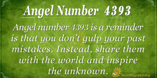 Angel number 4393