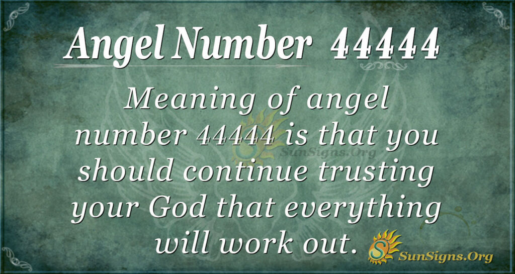 Angel number 44444