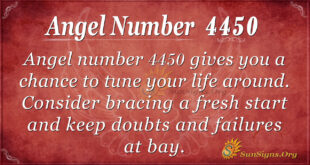 Angel number 4450