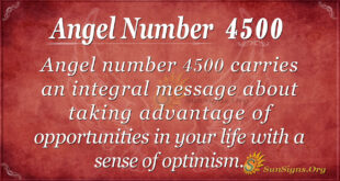 Angel Number 4500