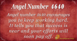 Angel number 4640