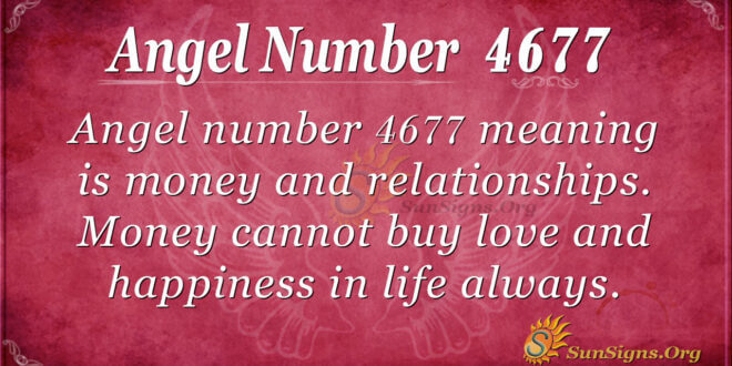 Angel number 4677