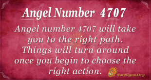 Angel number 4707